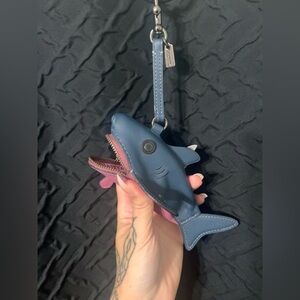Coach shark coin purse